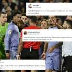Jaise ko taisa mila’ – Fans troll Real Madrid after Jude Bellingham gets sent off after controversial end to game vs Valencia