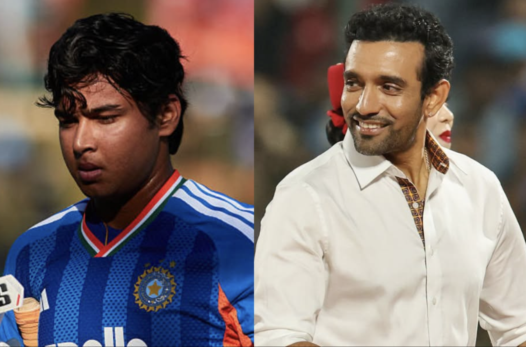 Vaibhav Sooryavanshi and Sachin Tendulkar